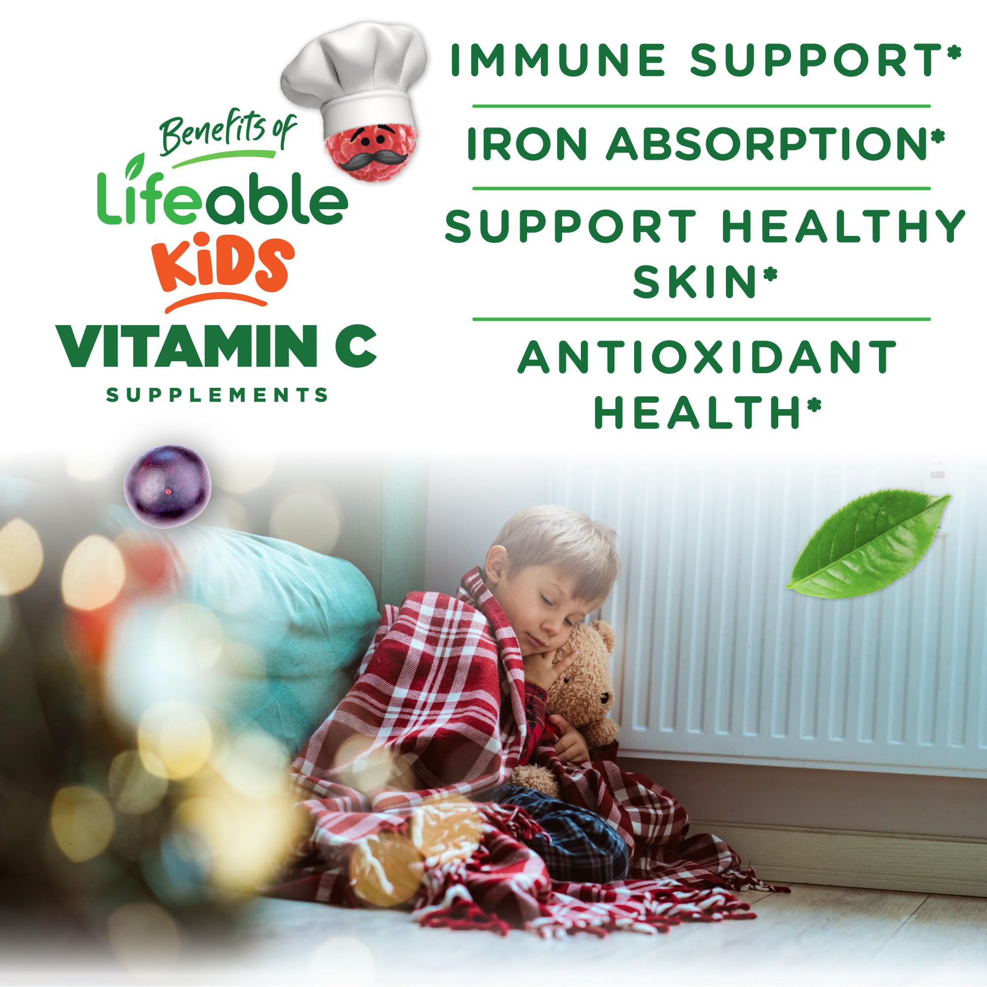 Lifeable envase abierto con gominolas visibles y fácil administración