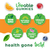 Lifeable etiqueta nutricional ampliada, informa sobre dosis y composición clara