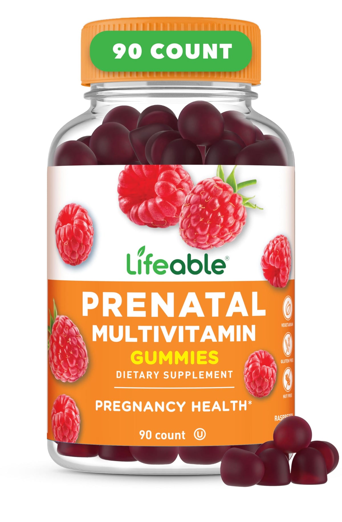 Lifeable frasco principal del producto muestra contenido y sello de calidad