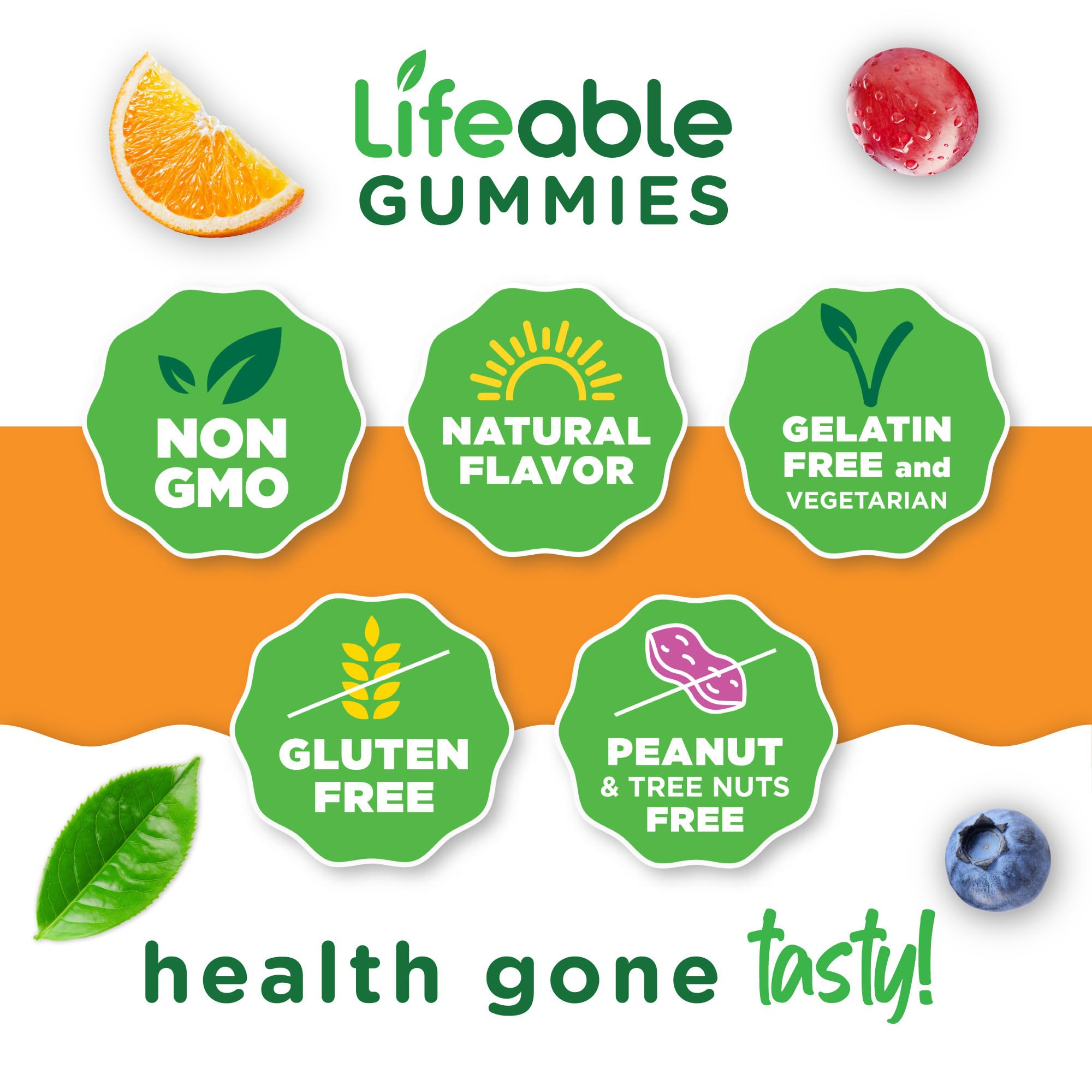 Lifeable gomitas en mano para mostrar facilidad de consumo