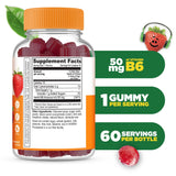 Lifeable gominolas en primer plano textura masticable y color fresa