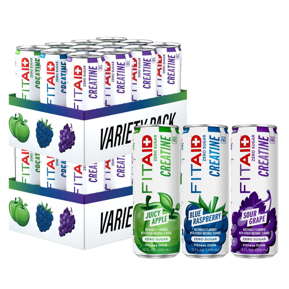 LIFEAID FITAID lata frontal mostrando fórmula para recuperación