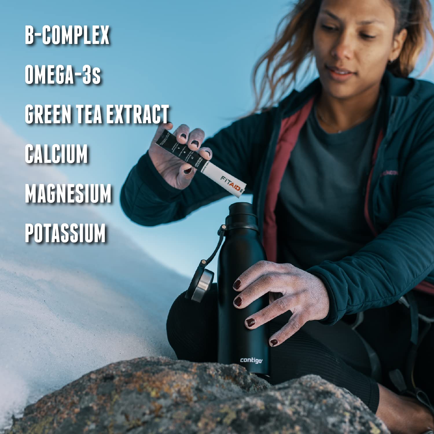LIFEAID FITAID GO etiqueta con ingredientes, transparencia y limpieza
