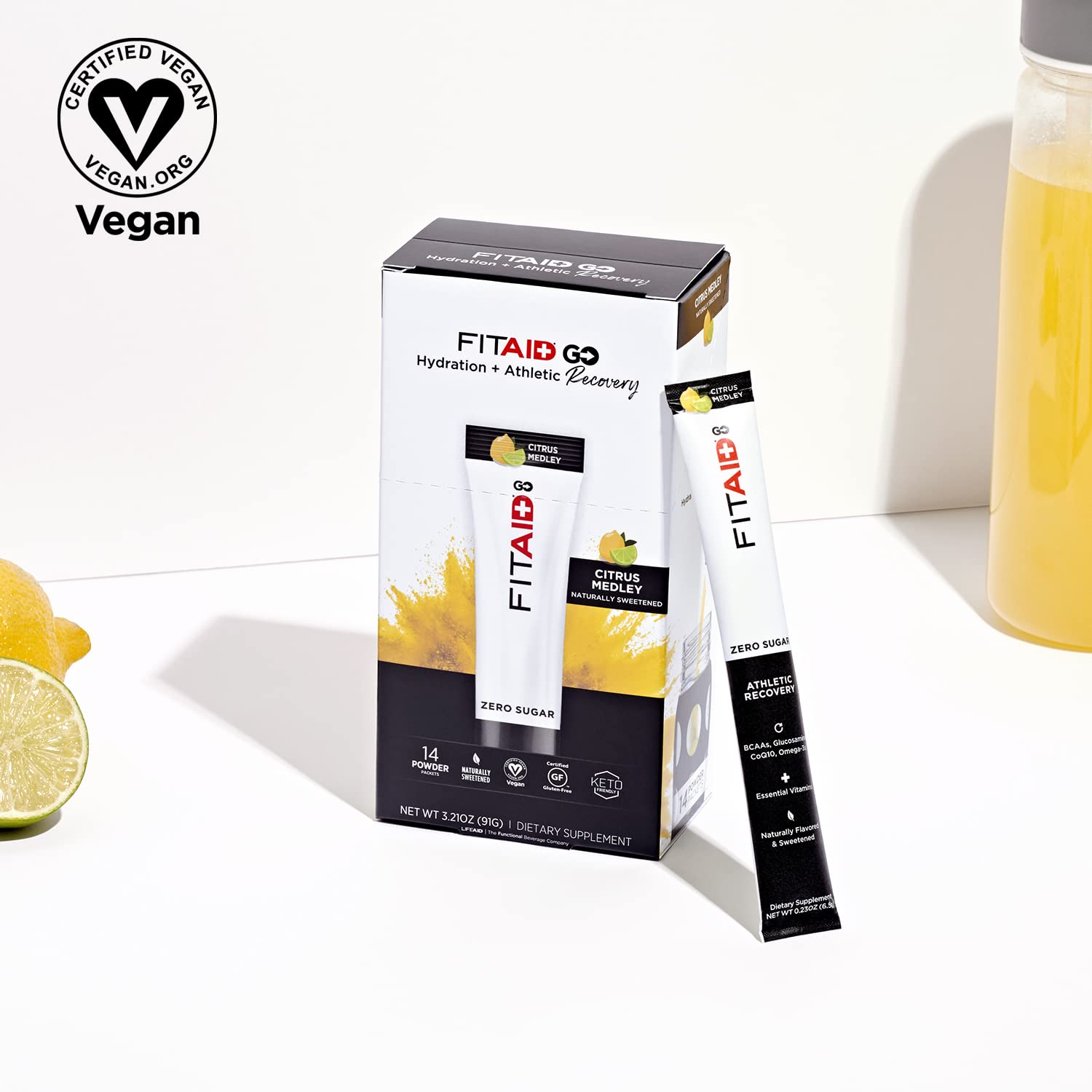 LIFEAID FITAID GO en uso en gimnasio, recuperación tras entrenamiento