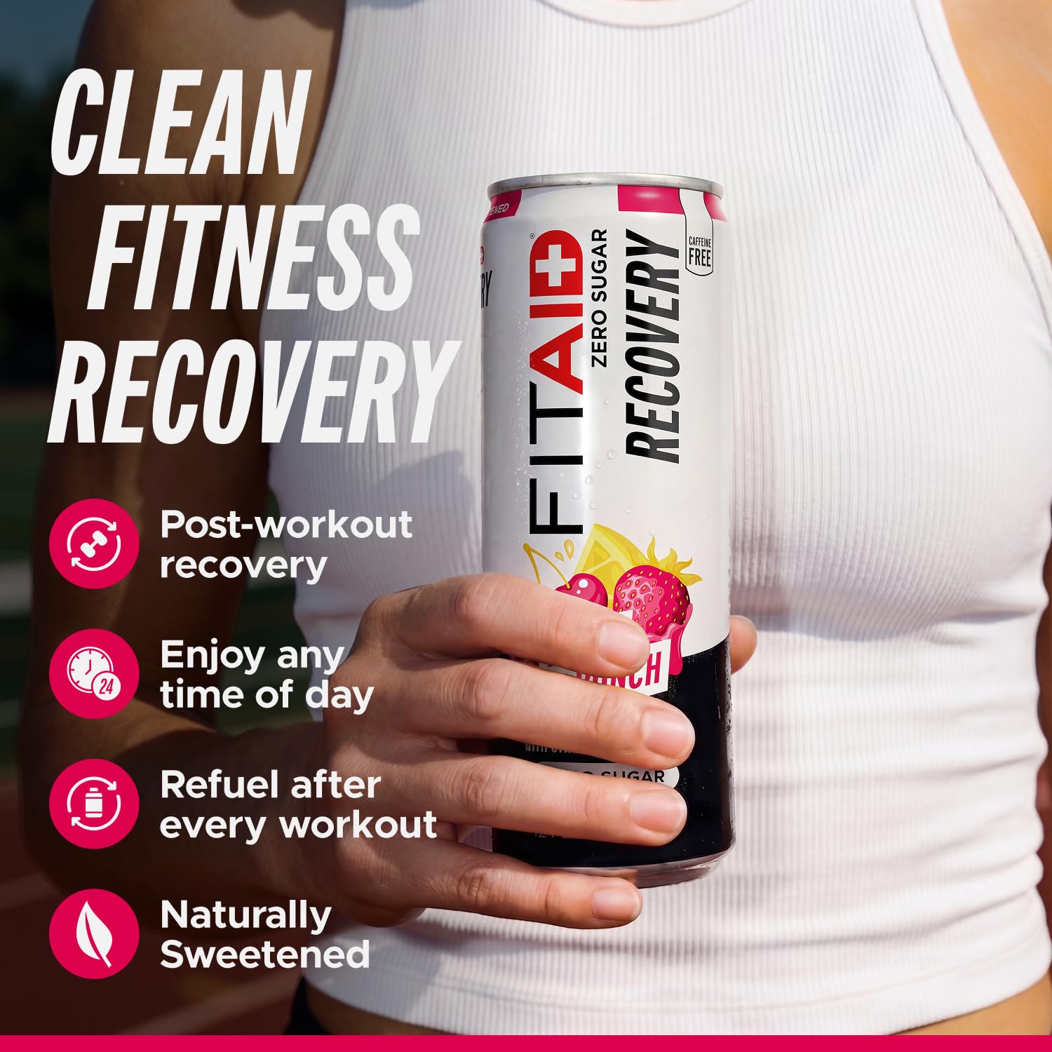 LIFEAID FITAID ZERO espuma ligera en vaso, muestra carbonatación suave y paladar agradable