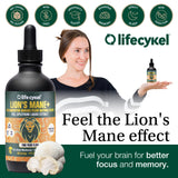 Life Cykel gota sublingual en uso para absorción rápida y enfoque
