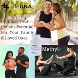 LIFEDNA Methyl+ sobre mesa de cocina ilustrando integración en la rutina