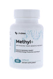 LIFEDNA frasco frontal del suplemento Methyl+ con diseño claro y profesional