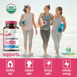 LifeGarden Naturals etiqueta nutricional legible mostrando 5000 mcg por ración
