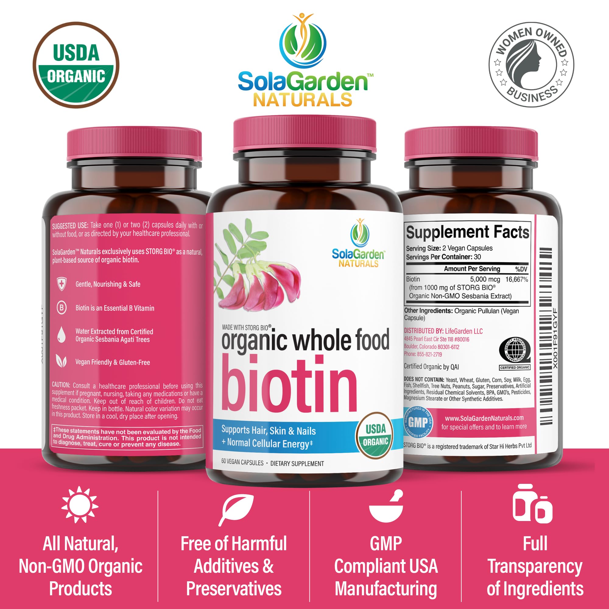 LifeGarden Naturals cápsula en mano mostrando tamaño real y facilidad de ingestión