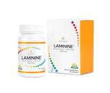 Lifepharm Laminine vista frontal botella y etiqueta clara beneficio nutricional