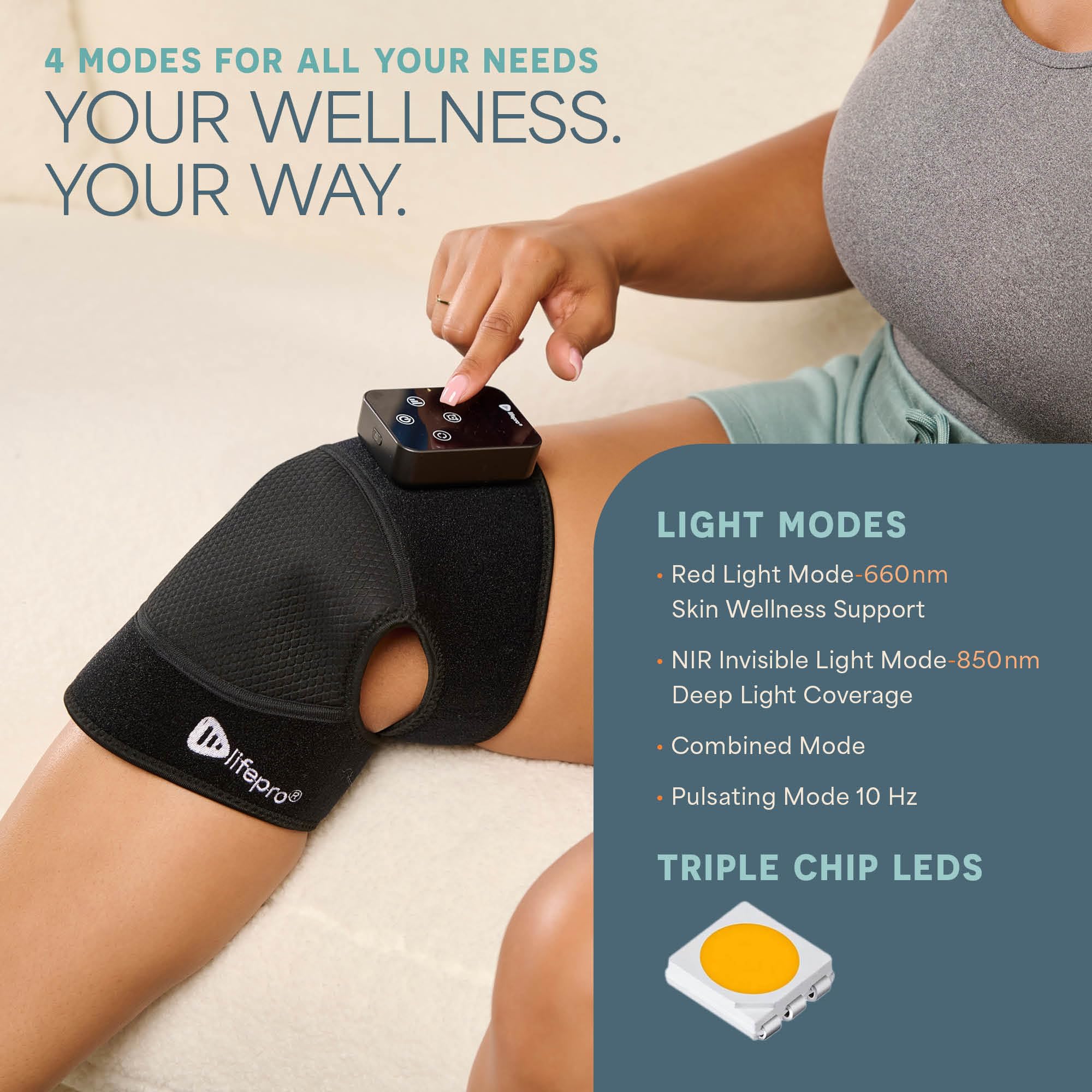 Lifepro correas extensibles con Velcro para encaje personalizado