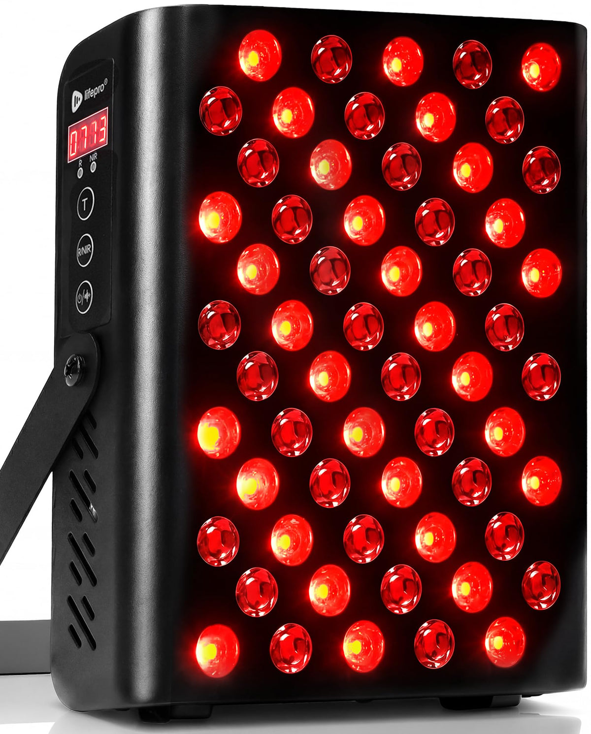 LifePro panel frontal mostrando diseño portátil y fácil posicionamiento