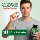 Life's Fortune ingredientes como espirulina y ginseng, aporte natural