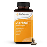 LifeSeasons botella Adrenal-T frontal mostrando etiqueta y cantidad