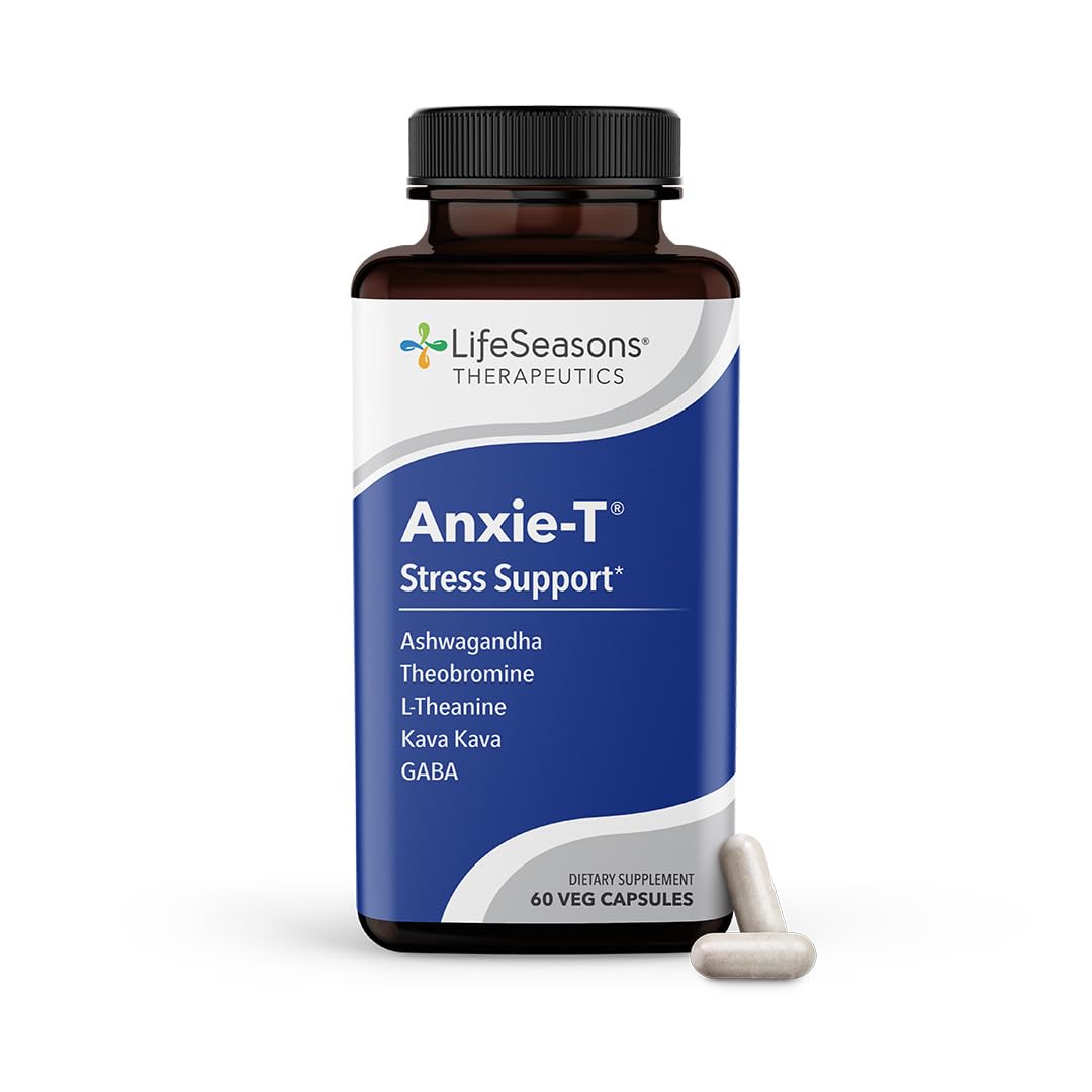 LifeSeasons Anxie-T frente del envase mostrando etiqueta clara y beneficios visibles