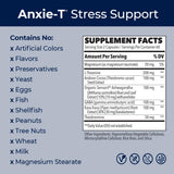 LifeSeasons Anxie-T consumo matutino con vaso de agua para mejor concentración