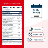 LifeSeasons etiqueta con lista de ingredientes y dosis clara