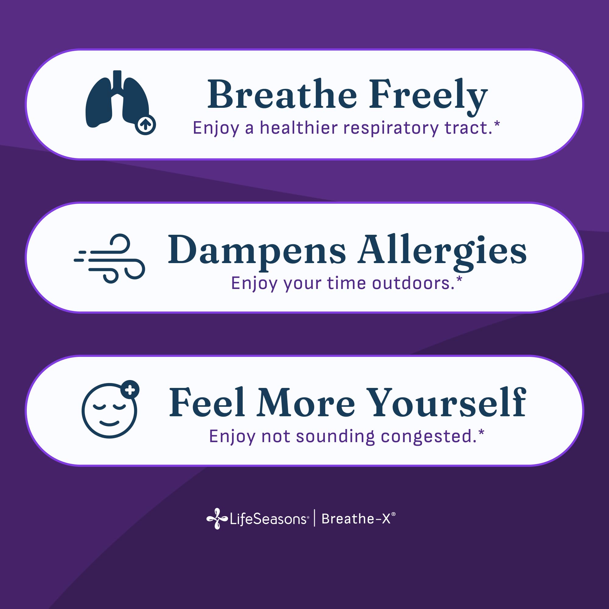 LifeSeasons Breathe-X cápsula abierta detalle, fácil de tragar y efectiva