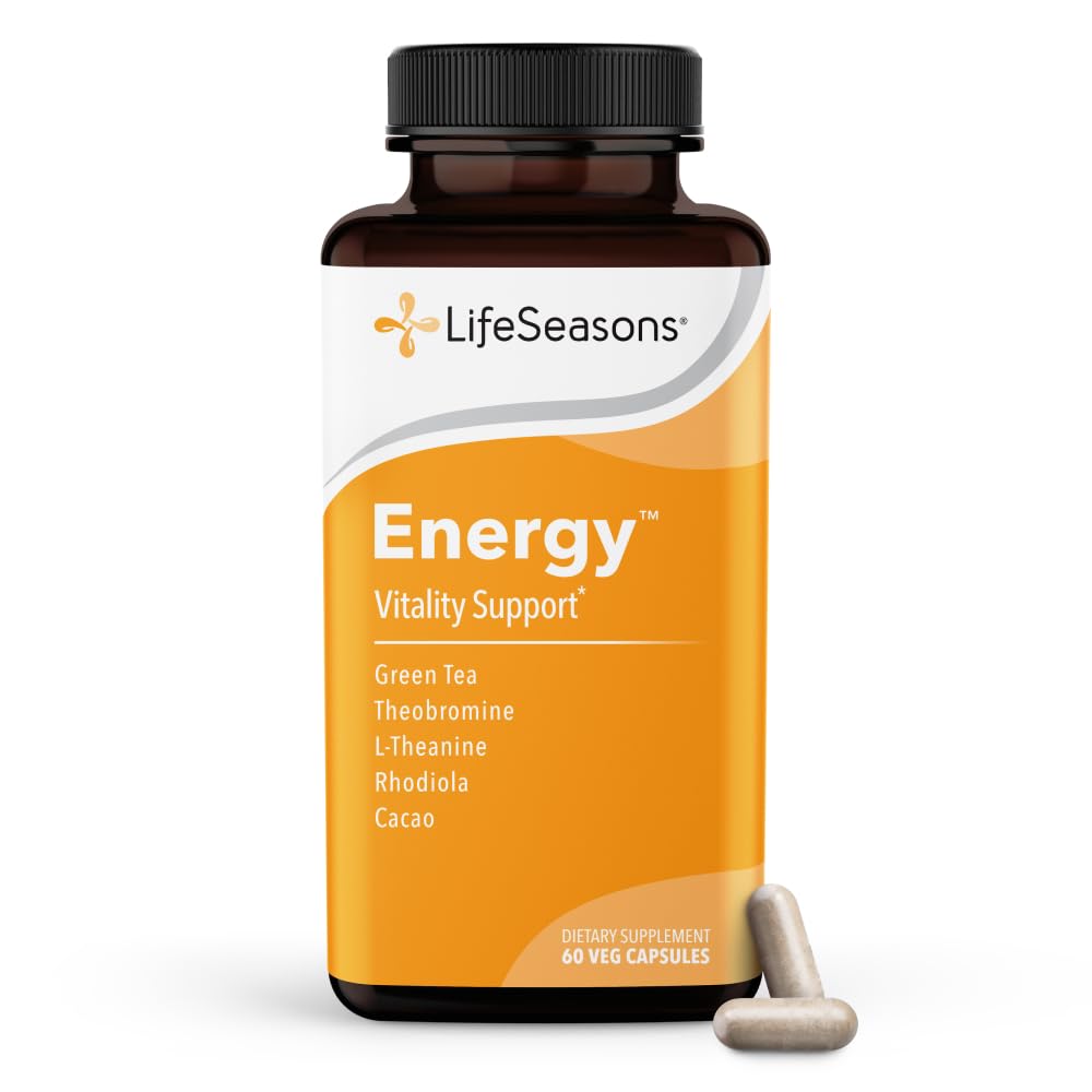LifeSeasons Energy frasco frontal mostrando presentación y aporte de energía