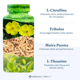 LifeSeasons Nitro-T ingredientes naturales como L‑Citrulina y Tribulus para circulación