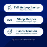 LifeSeasons cápsulas Rest-ZZZ primer plano mostrando color y tamaño