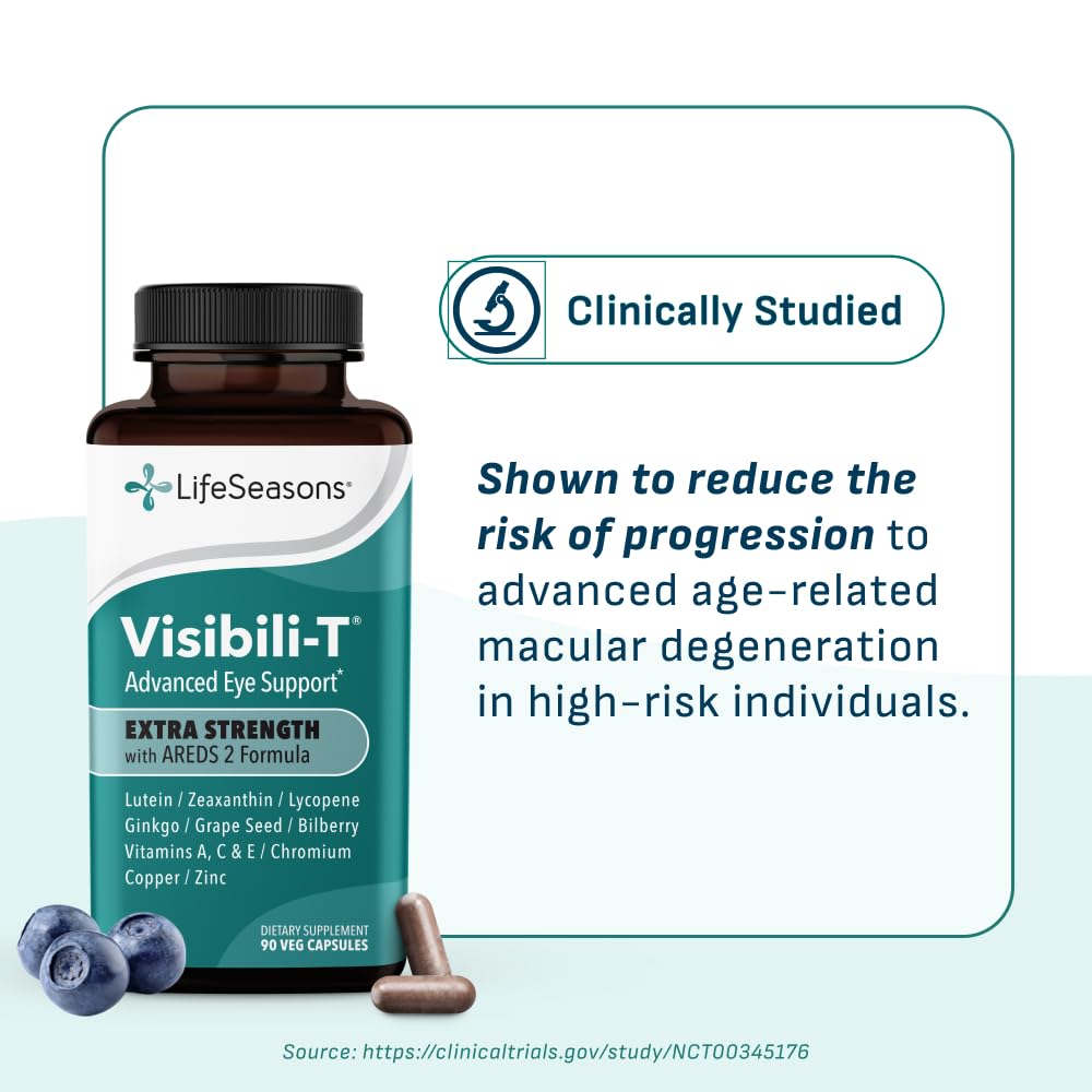 LifeSeasons Visibili-T etiqueta con ingredientes clave y claridad informativa
