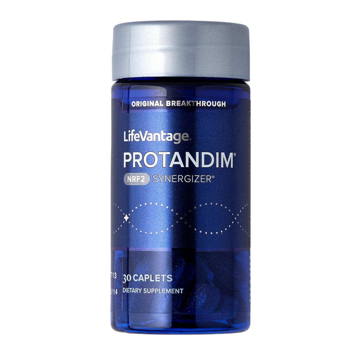 LifeVantage bote Protandim Nrf2 Synergizer vista frontal para identificar producto