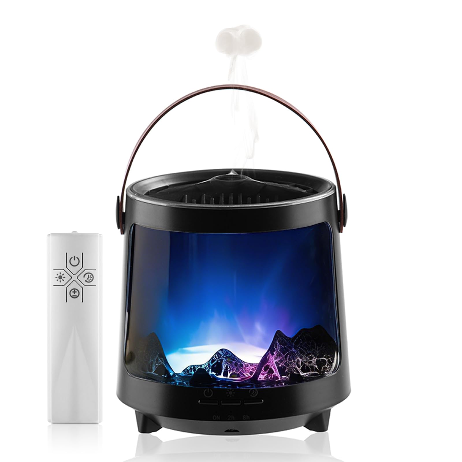 Lifgtzyn difusor en dormitorio nocturno como luz de noche decorativa