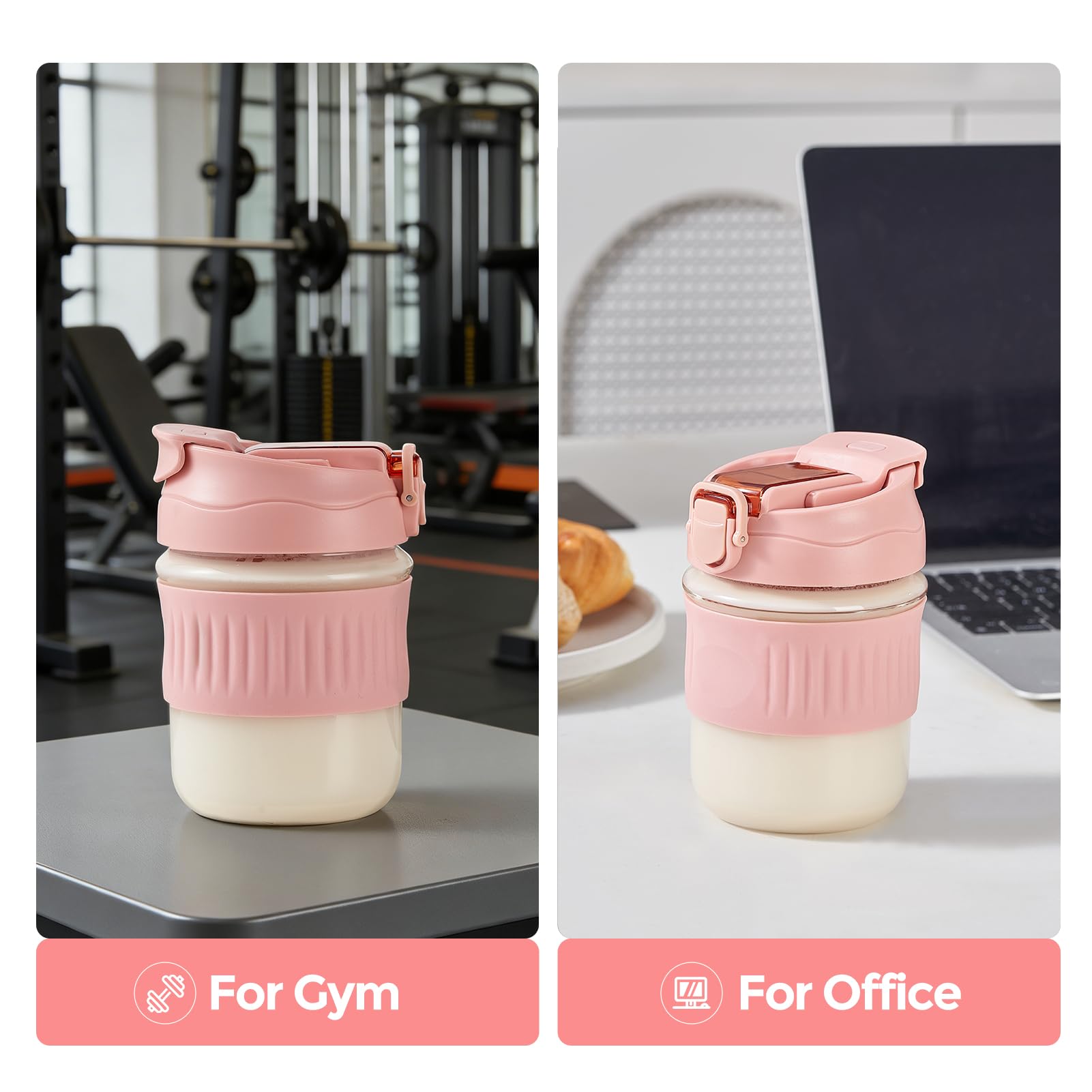 LifmPlay comparación de tamaño 350 ml para llevar en mochila o bolso