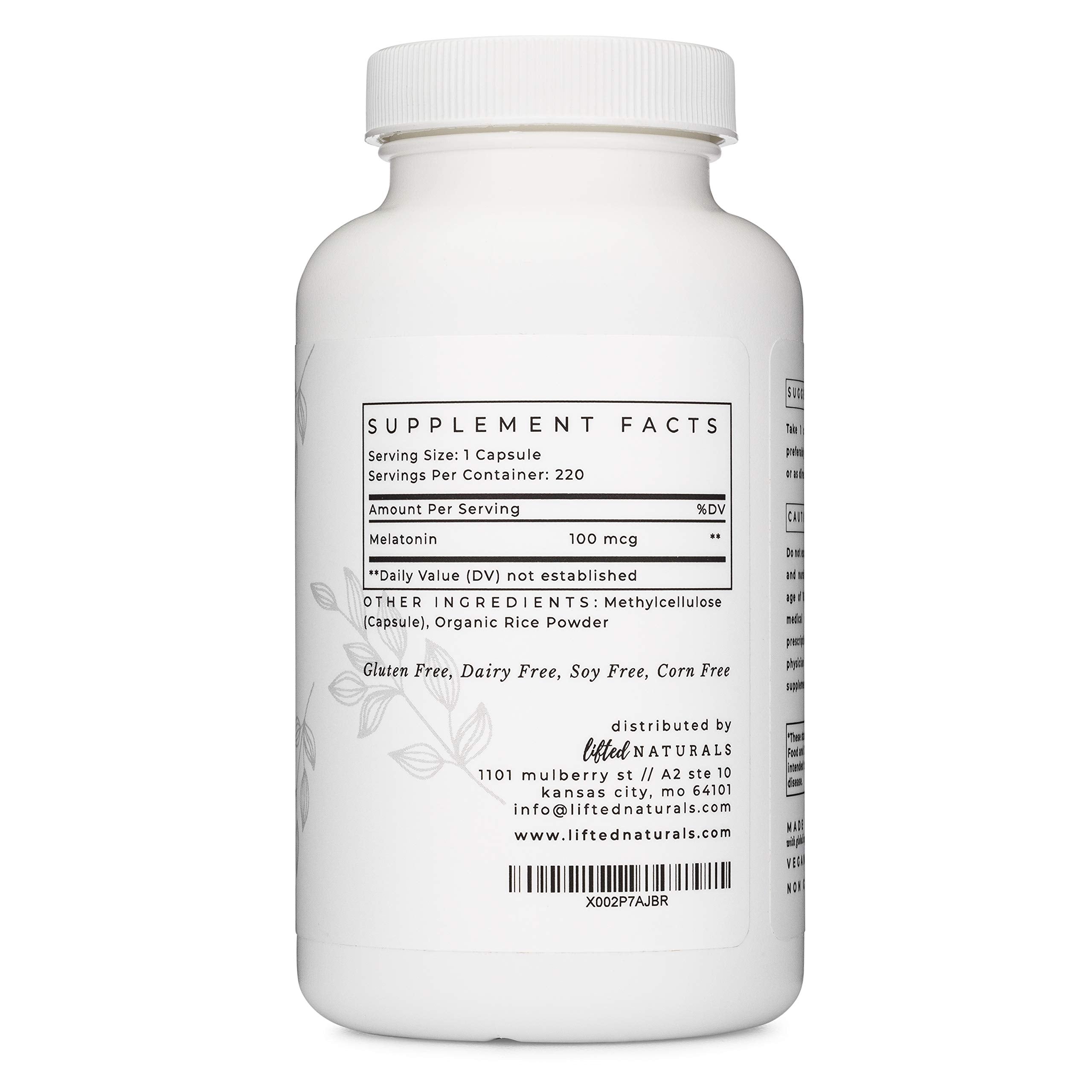 Lifted Naturals primer plano de cápsulas vegetales, textura y fácil disolución