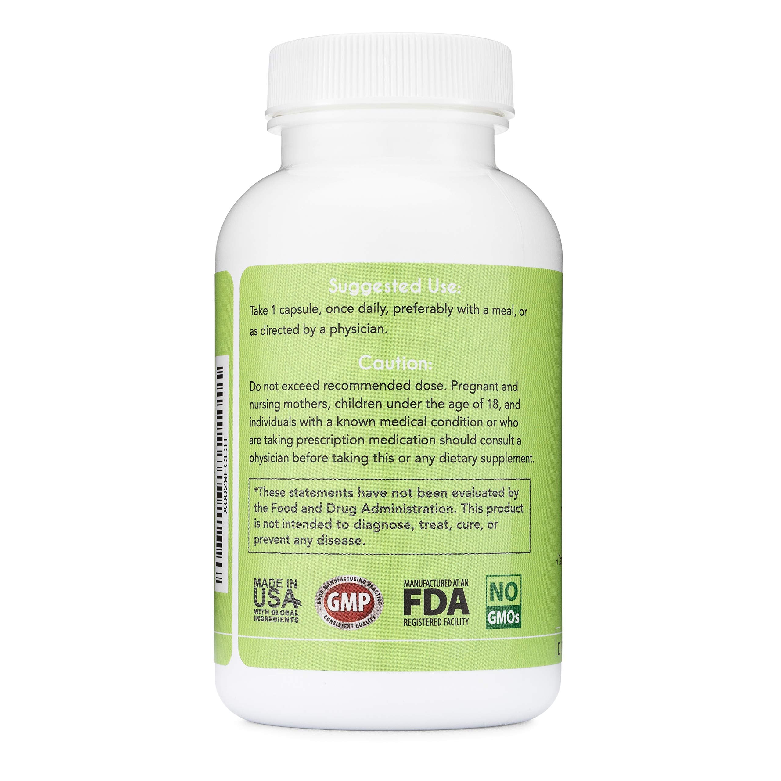 Lifted Naturals primer plano del listado de ingredientes limpios