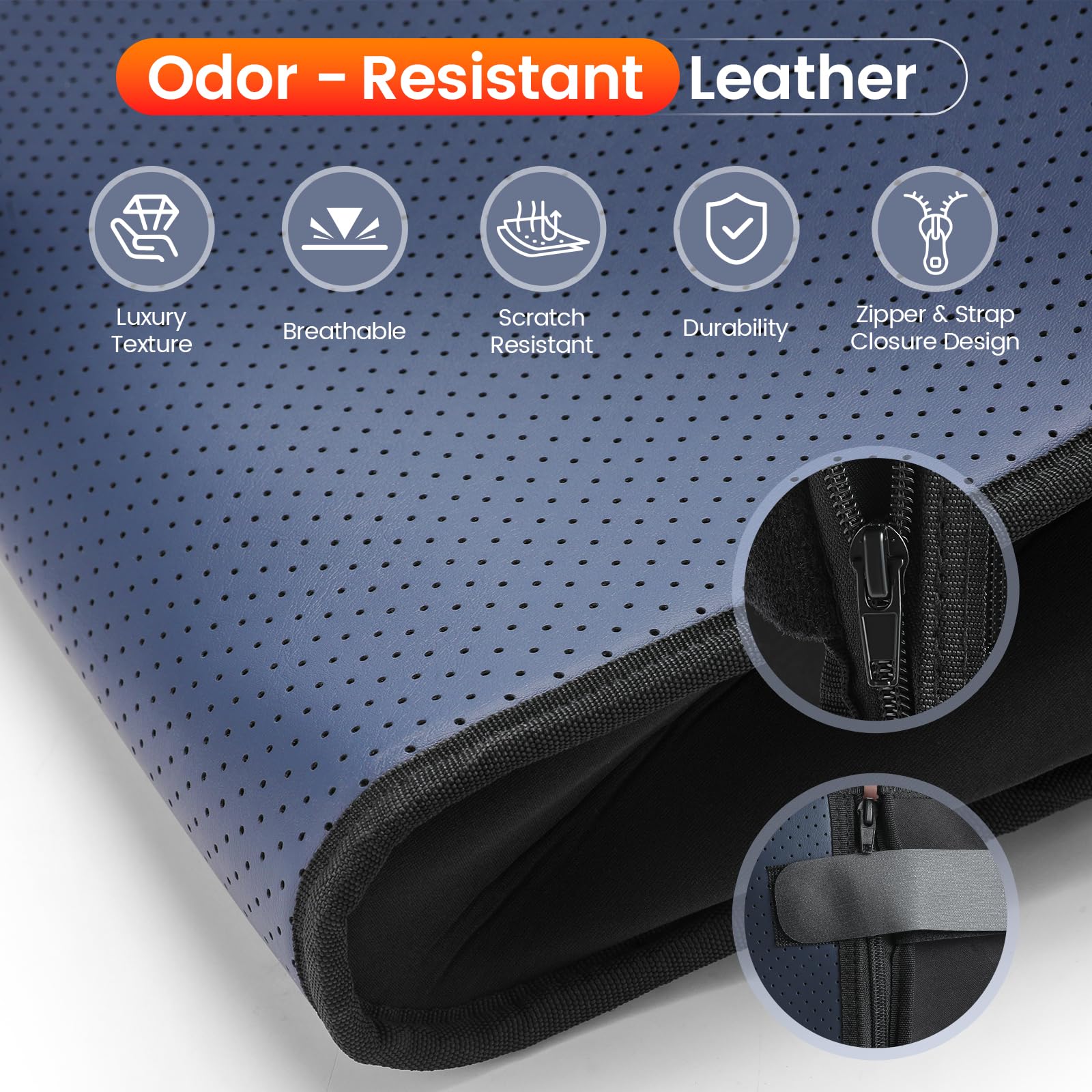 LIGHTIUM interior con forro TPU impermeable para limpieza rápida y segura