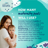 Lil-Lets alas adheridas a ropa interior para sujeción estable