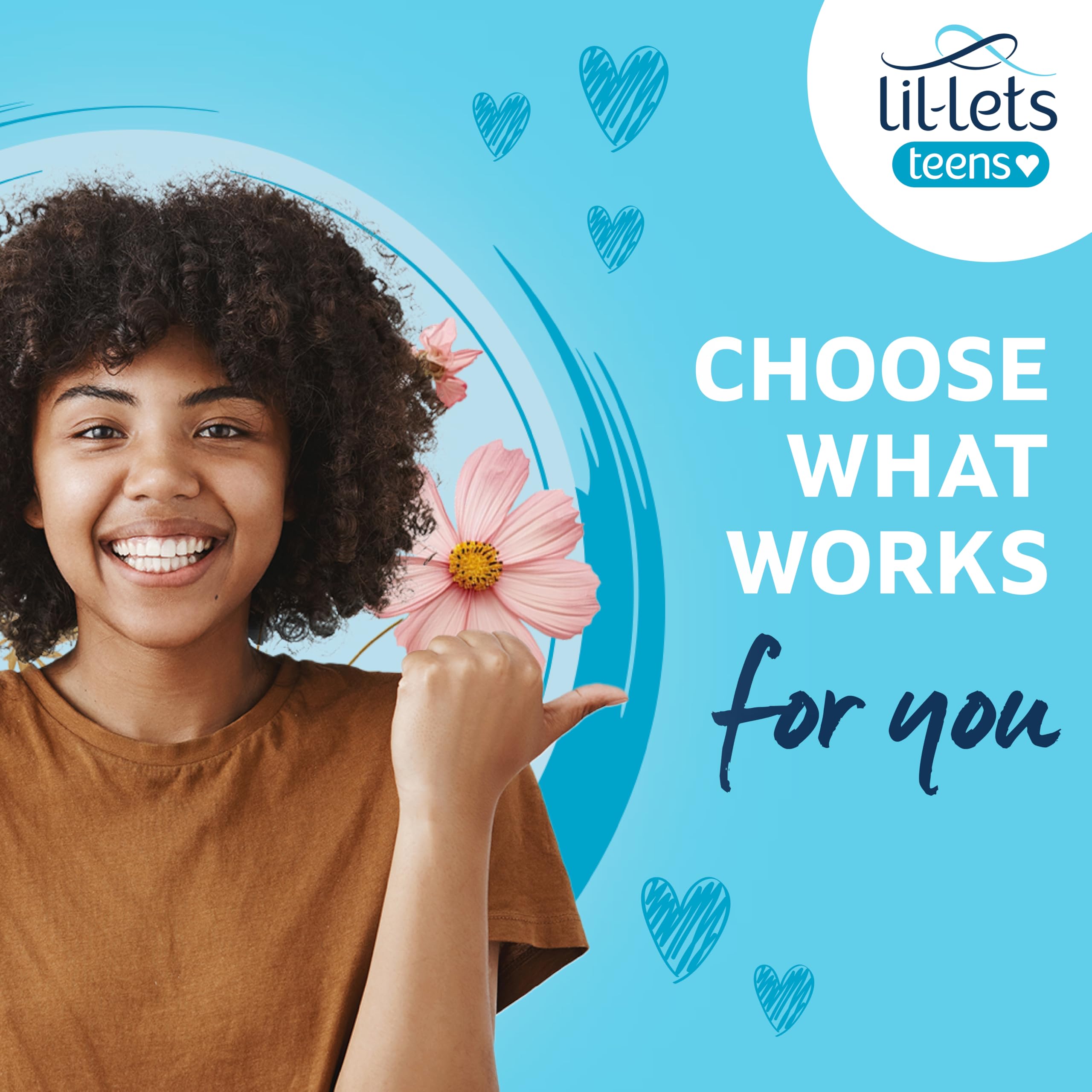 Lil-Lets empacado individualmente para transporte discreto y limpio