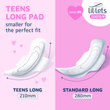 Lil-Lets textura de la superficie suave y transpirable para piel sensible