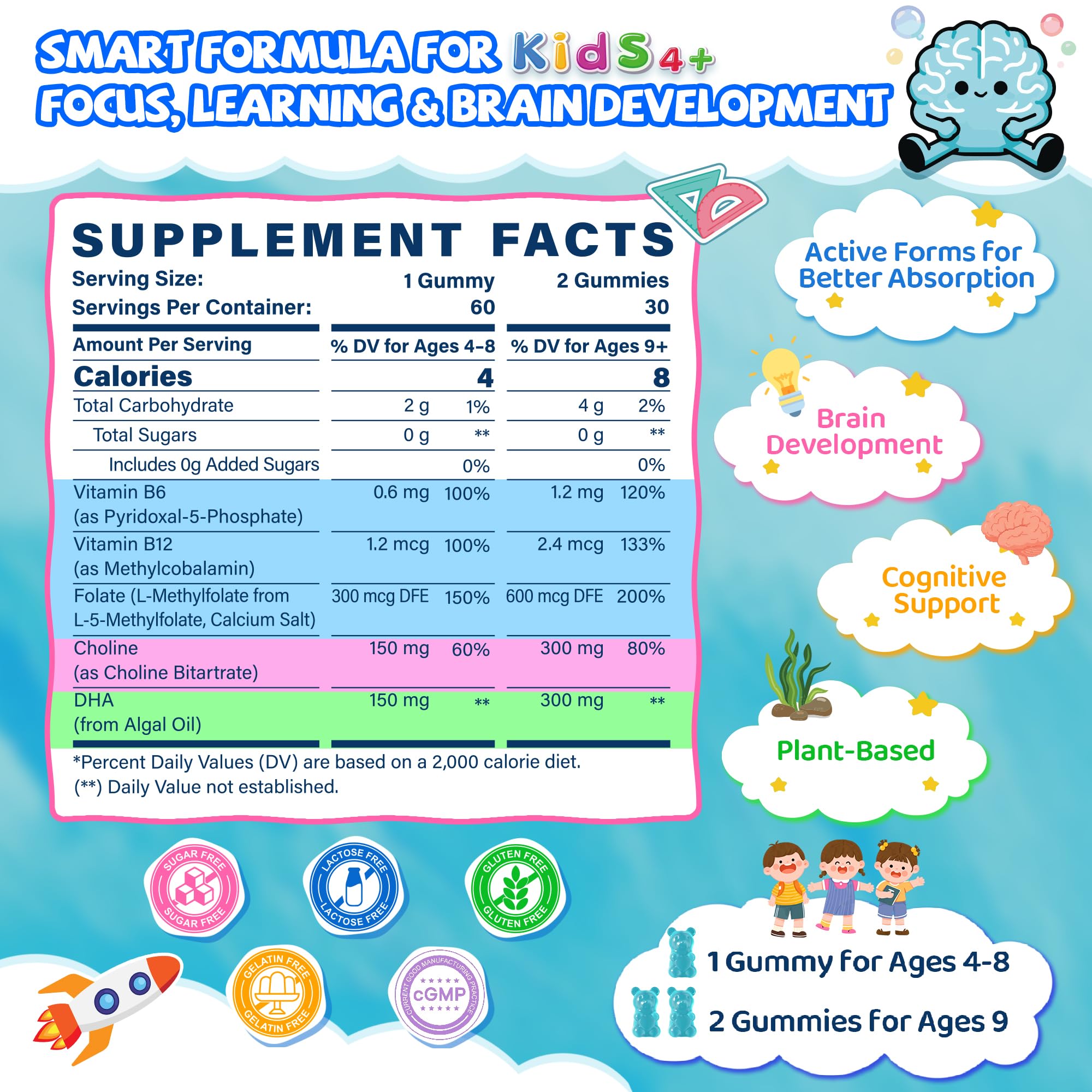 LILICARE etiqueta con lista de ingredientes activos y dosis