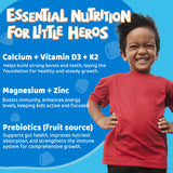 LILICARE etiqueta con lista de ingredientes y vitaminas para transparencia