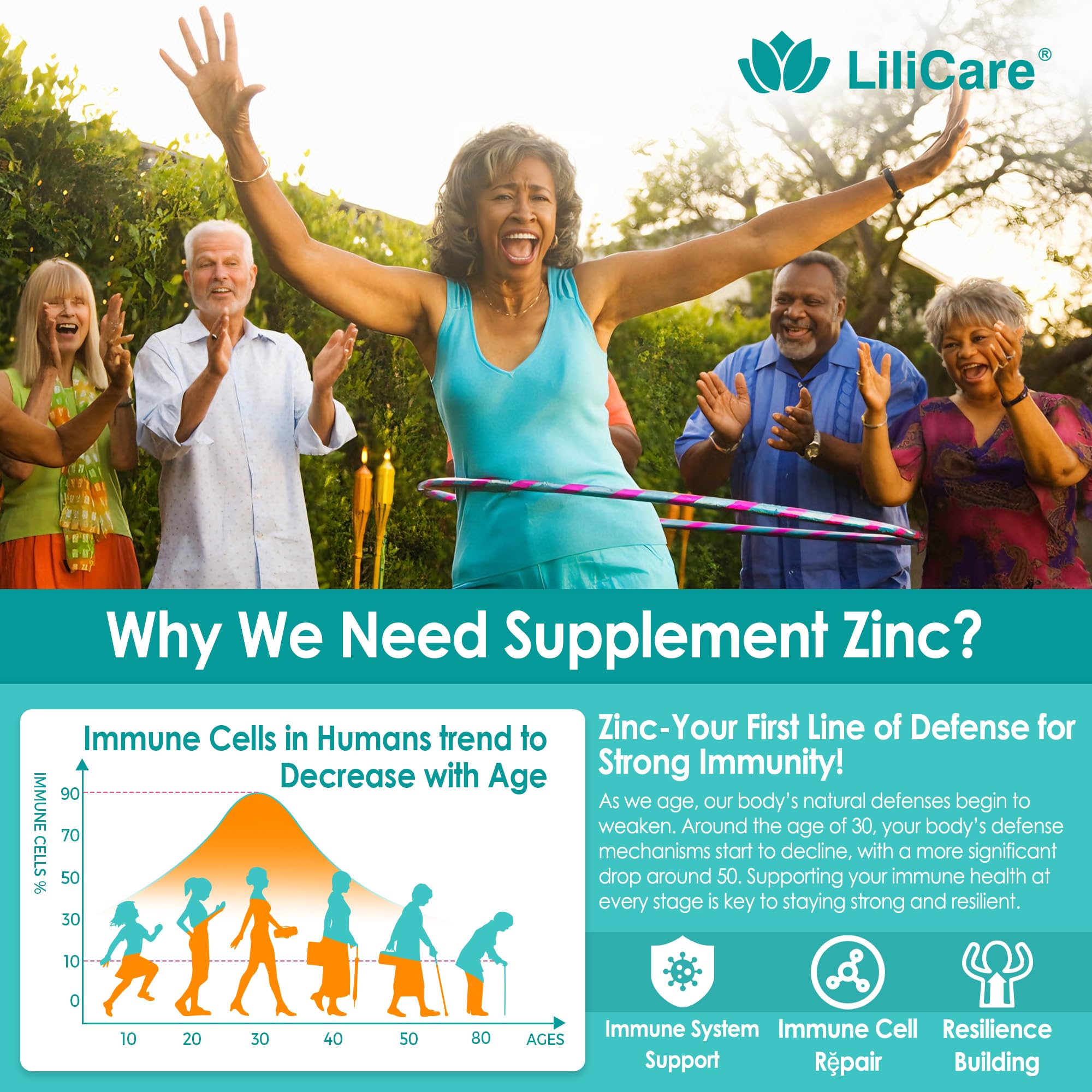 LILICARE etiqueta nutricional enfocada para ver ingredientes clave