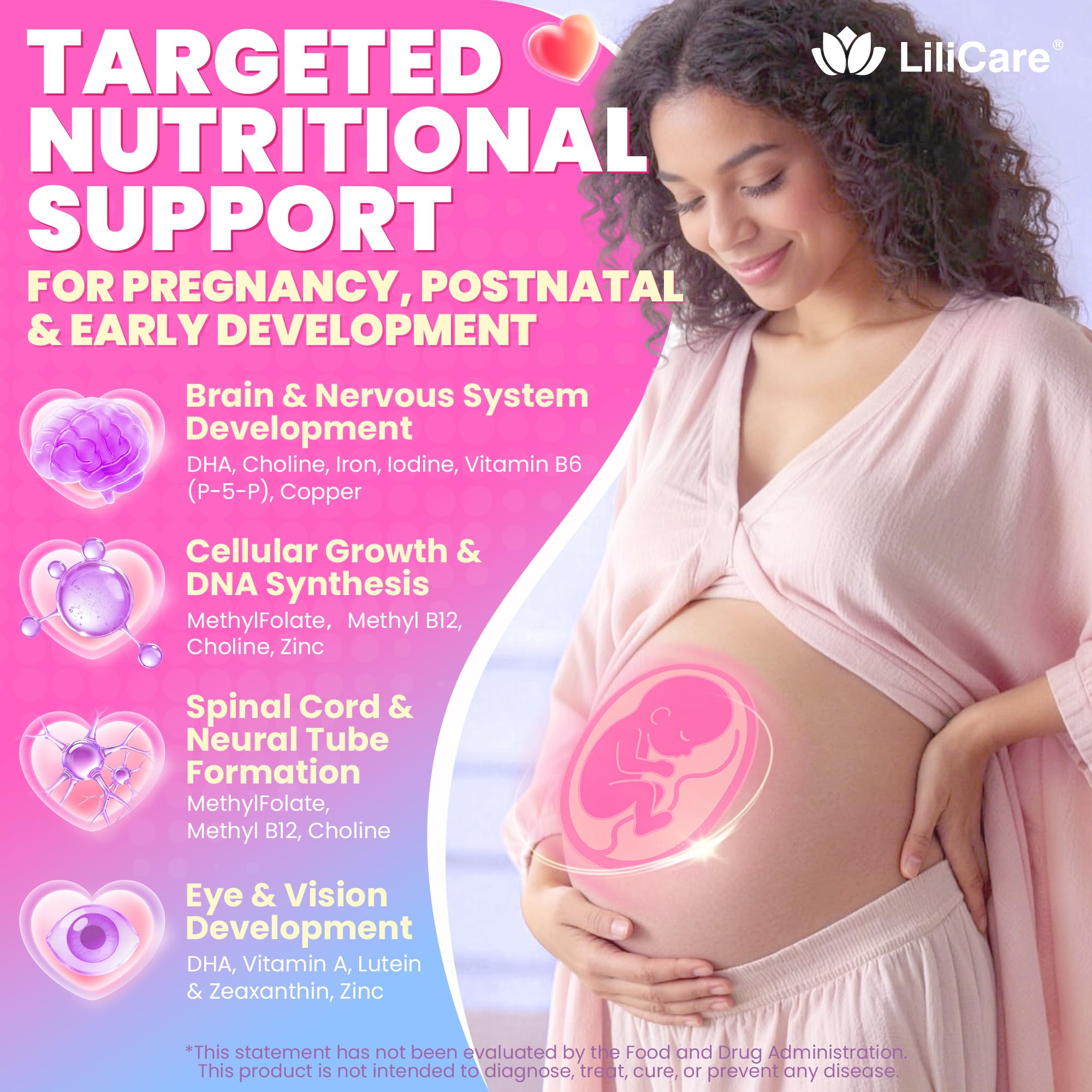 LILICARE etiqueta nutricional en primer plano con composición completa