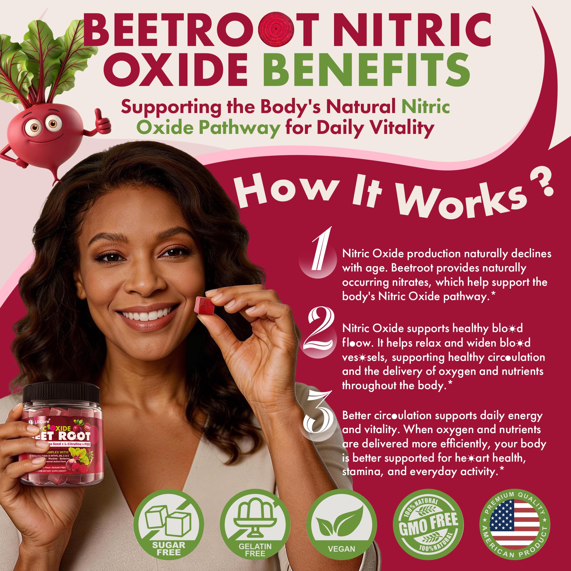 LILICARE etiqueta nutricional en primer plano mostrando ingredientes clave