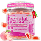 LILICARE frente del empaque que muestra beneficios prenatales claramente
