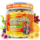 LILICARE envase frontal de gomitas liposomales mostrando presentación y beneficios
