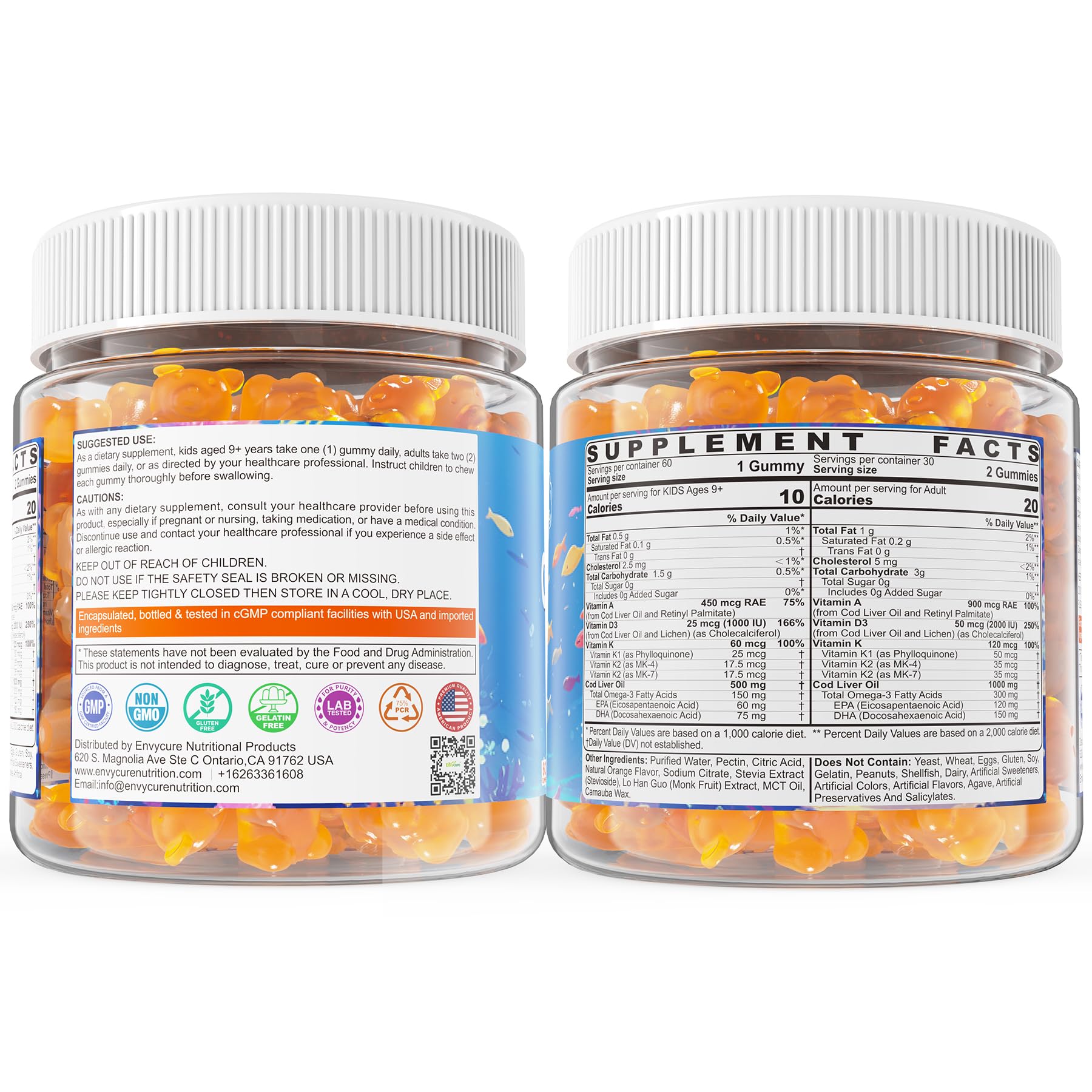 LILICARE niño masticando goma con sonrisa, sabor naranja agradable