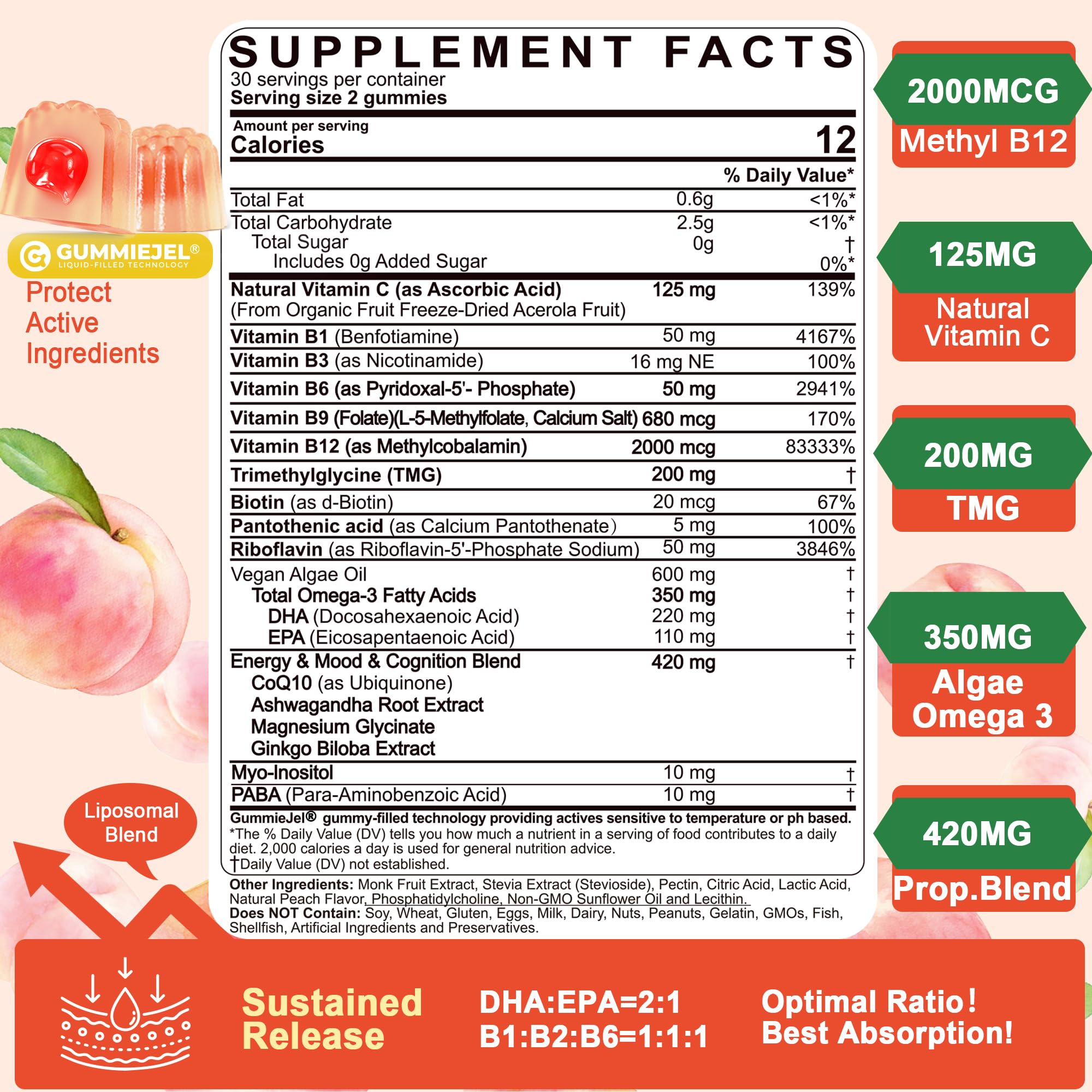 LILICARE gomita abierta con núcleo activo y mejor absorción