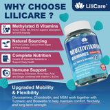 LILICARE gomitas en mano para mostrar tamaño y facilidad de consumo