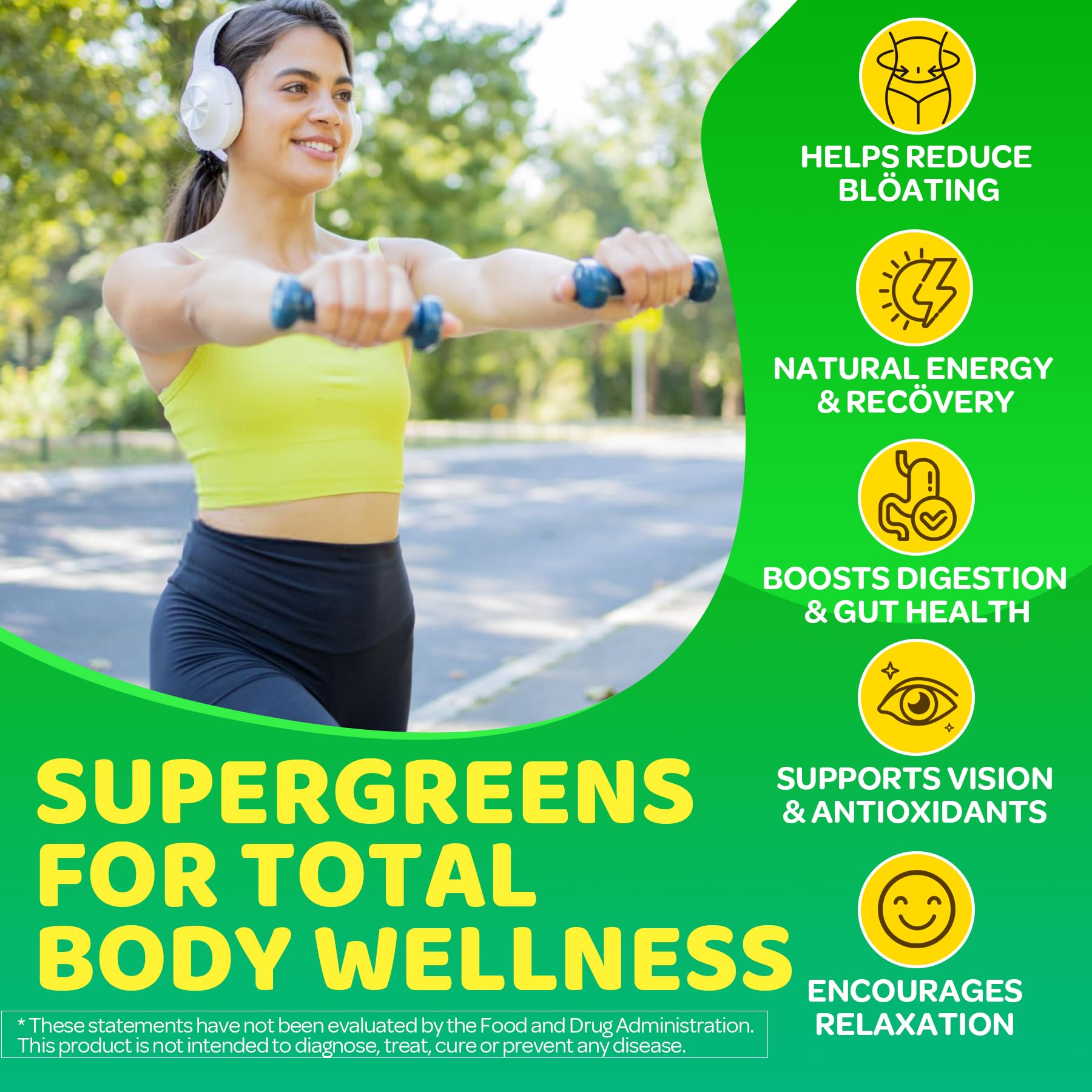 LILICARE ingredientes supergreens naturales para energía y nutrientes