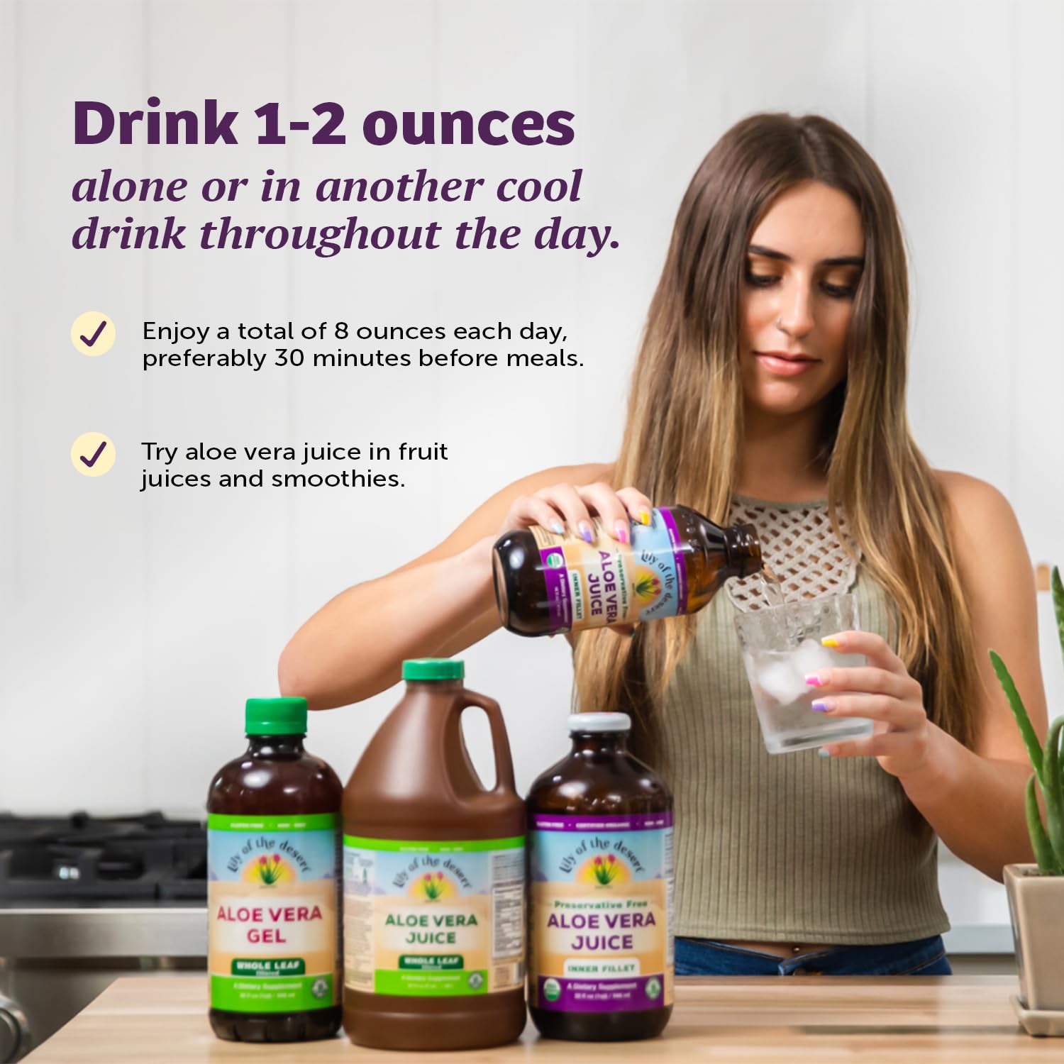 Lily Of The Desert pack doble de botellas ideal para ahorro y suministro