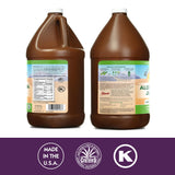 Lily Of The Desert etiqueta ampliada con ingredientes y certificaciones visibles