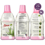 Lily Of The Desert textura del jugo de aloe en primer plano, beneficios para confort digestivo